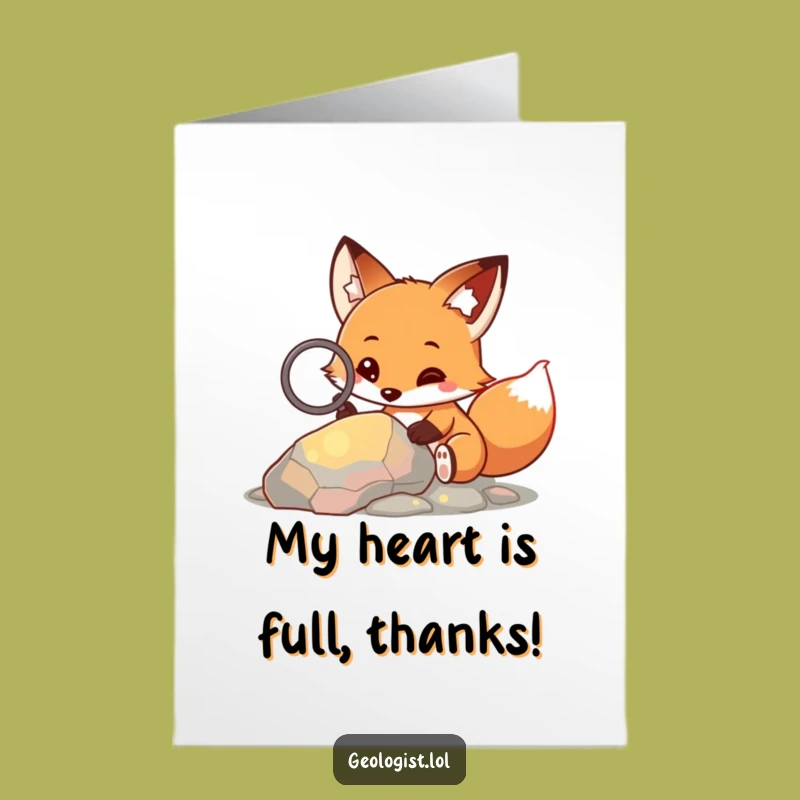 Free Printable Thank You Card: Fox Explorer Thanking You for a Colorful Gift
